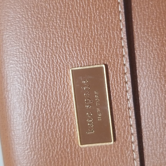 Kate Spade New York Katy Textured Leather Bifold Wallet In Allspice(Mid Brown) - Picture 2 of 12